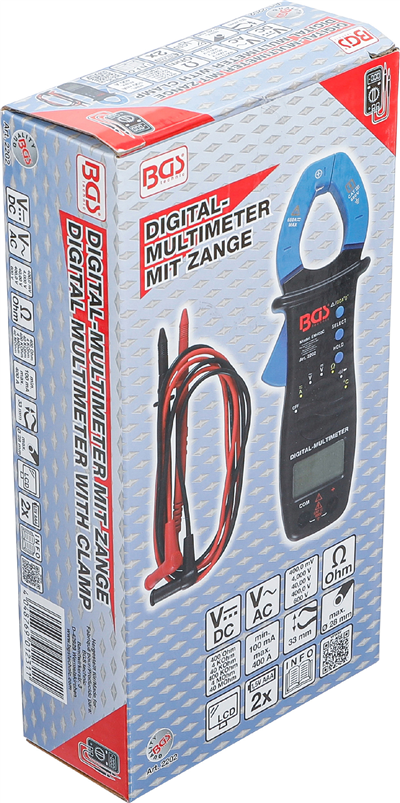 Kliešťový multimeter na jednosmerný a striedavý prúd - BGS 2202