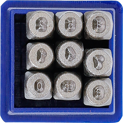 Razící matrice čísel 2,0 mm - BGS 3031