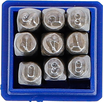 Razící matrice čísel 3,0 mm - BGS 3033