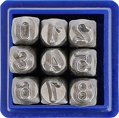 Razící matrice čísel 4,0 mm - BGS 3034