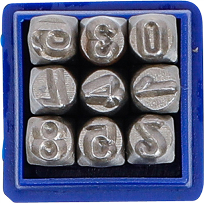 Razící matrice čísel 5,0 mm - BGS 3035