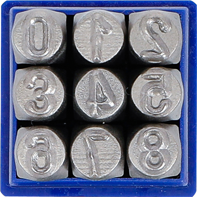 Razící matrice čísel 8,0 mm - BGS 3038