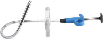 Magnet a vytahovák předmětů teleskopický s LED osvětlením - BGS 3197