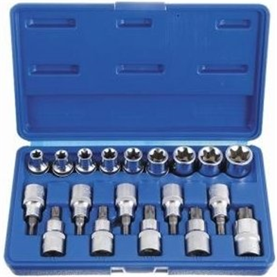 Sada nástrčiek Torx a Torx-E 1/2