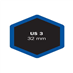 Univerzální opravná vložka US 3 32 mm - balení po 50 ks - Fe