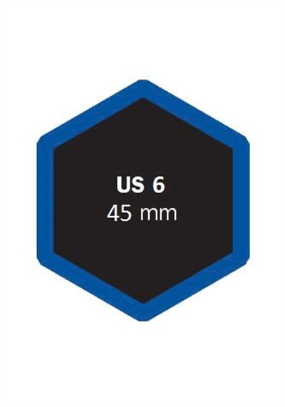 Univerzálna opravná vložka US 6 45 mm - balenie 50 kusov - Ferdus 4.22