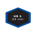 Univerzální opravná vložka US 1 24 mm - balení po 50 ks - Fe