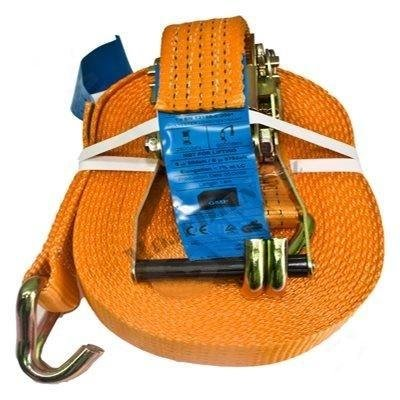 Upínací pás s račňou a hákmi 4T/3m/50mm