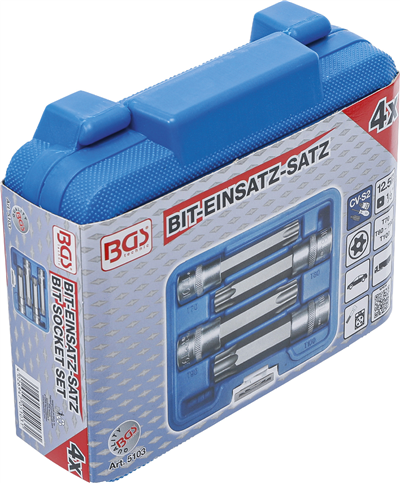 Hlavice zástrčné T70, T80, T100 1/2” (4ks)- BGS 5103