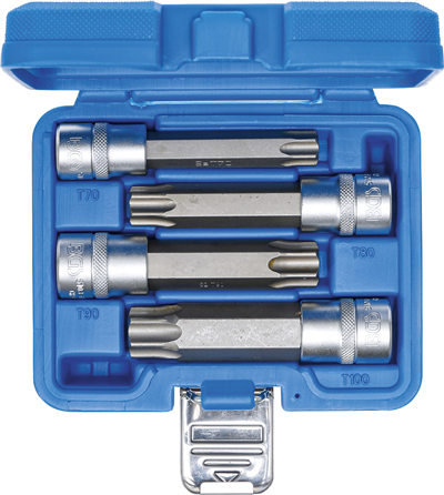 Hlavice zástrčné T70, T80, T100 1/2” (4ks)- BGS 5103