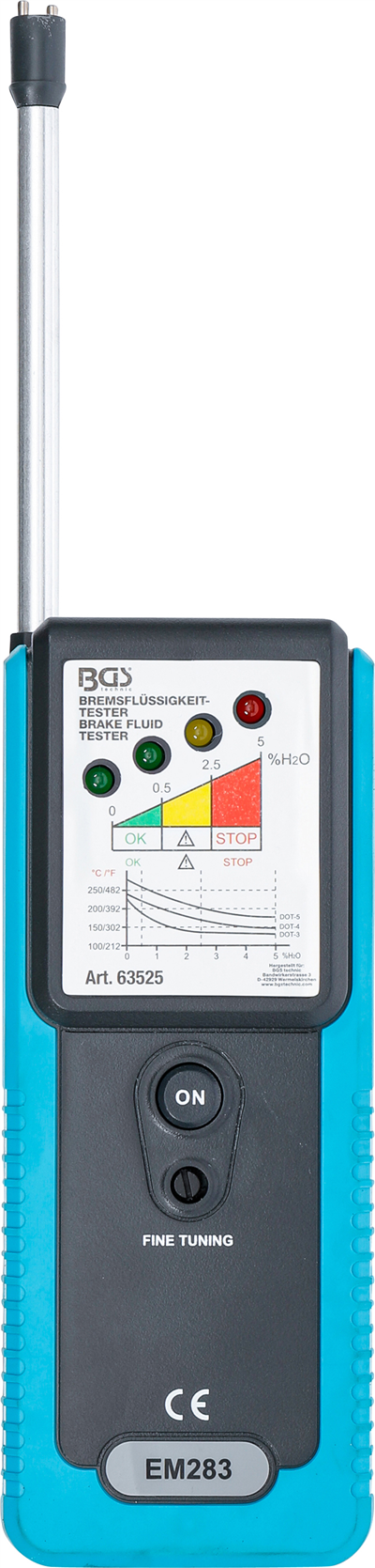 Tester kvality brzdové kapaliny - BGS 63525