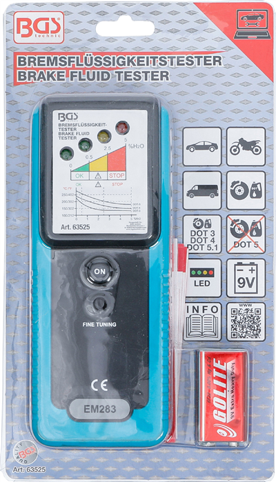Tester kvality brzdové kapaliny - BGS 63525