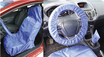 Pracovní potah předního sedadla, volantu a řadicí páky, polyester - BGS 66531