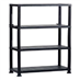 Policový regál PLUS 60/4 - rozmery: 60x30x135 cm, 4 police