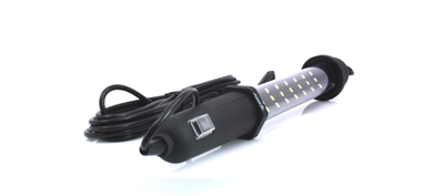 Dielenská montážna lampa 24 LED SMD, elektrická 230V, s háčikom na zavesenie