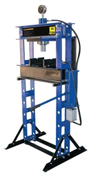 ASTA A-30021 Hydraulicko-pneumatický dielenský lis 30 t, s manometrom - ASTA A-30021