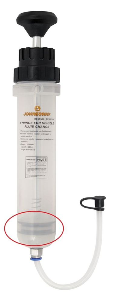 Náhradní guma k odsávací pumpičce provozních kapalin 0,2 L JONNESWAY AE300204
