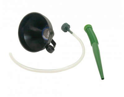 Lievik, priemer 170 mm, vnútorné sitko, flexibilná výlevka, adaptér - JONNESWAY AE300225