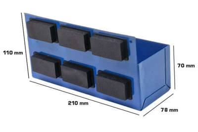 Box magnetický, plechový, nosnost 4 kg