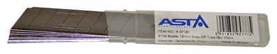 Čepele pro odlamovací nůž 18 mm, balení 10 kusů