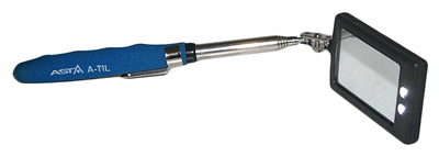 Zrcátko inspekční, teleskopické 285 - 870 mm, s LED osvětlením