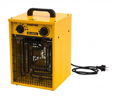 Elektrický dielenský ohrievač, prenosný, 3 kW, napätie 230V - MASTER B3ECA