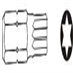 Bit TORX, velikost T25, úchyt 10 mm, délka 30 mm - JONNESWAY