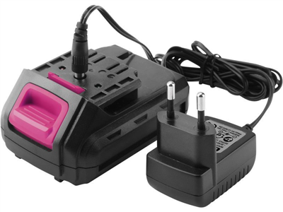 Lady AKU vrtací šroubovák, 12V, 1300mAh, svítilna růžový - EXTOL LADY