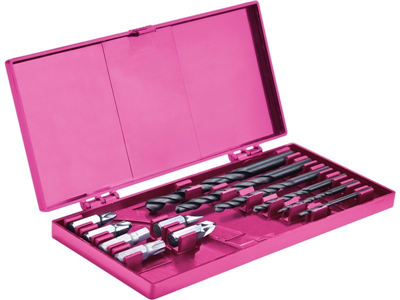Lady AKU vrtací šroubovák, 12V, 1300mAh, svítilna růžový - EXTOL LADY