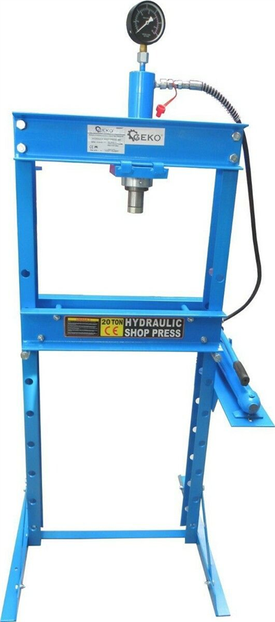 Hydraulický dielenský lis 20 t, s manometrom