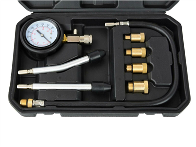 Kompresiometr pro zážehové motory, sada 8ks, tester komprese GEKO