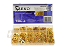 GEKO G02828 Elektrické konektory pro automobily, různé druhy, sada 750 kusů