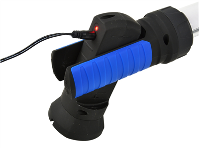 Montážní lampa LED 120 SMD, nabíjecí, s nastavitelným držákem, háčky a magnety