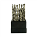 Sada vrtákov HSS do kovu, 1,0 mm - 13 mm, 25 kusov