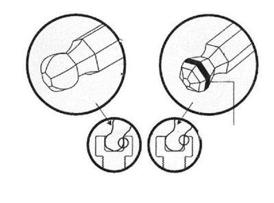 Sada klíčů Imbus s kuličkou a protiskluzovou drážkou, extra dlouhé  - JONNESWAY H06SA109S