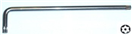 JONNESWAY H08ST40185 Klíč Torx s otvorem extra dlouhý, velikost T40, délka 185 mm - JONNESWAY H08ST40185