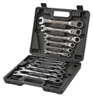 Genborx JTY-2007A Sada račňových kľúčov s račňovým kĺbom (12ks)- JTY-2007A