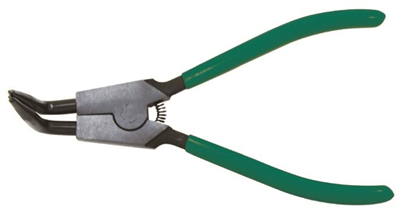 Segerové kliešte extra dlhé, zahnuté zvonka (220 mm) - JONNESWAY P9508D