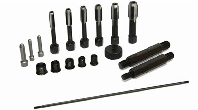 Opravná sada na závity žhaviacich sviečok M8x1, M10x1, M10x1,25, M12x1,25, 33 kusov - QS14140