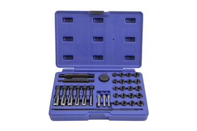 Opravná sada na závity žhaviacich sviečok M8x1, M10x1, M10x1,25, M12x1,25, 33 kusov - QS14140