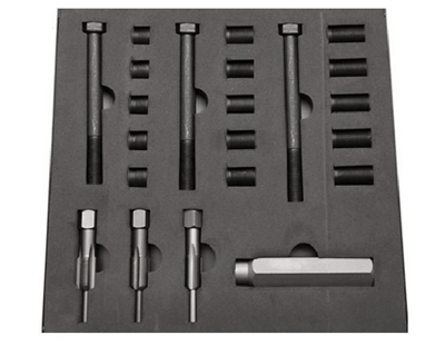 Súprava na opravu poškodených závitov žhaviacich sviečok M12x1,25 mm - QUATROS QS14145