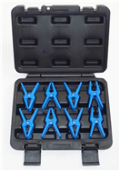 Quatros QS14254 Svorky na kovové hadice, utěsnění konců brzdového potrubí, sada 8 kusů - QUATROS QS14254