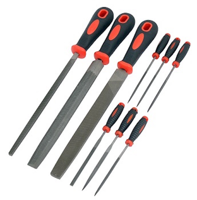Dielenské pilníky, sada 9 kusov - QUATROS QS14608