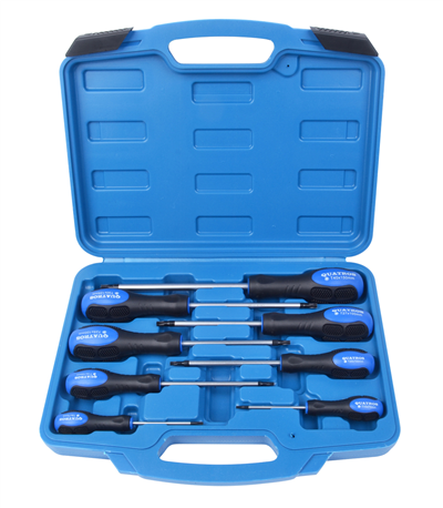 Skrutkovače TORX, veľkosti T8 - T40, sada 8 kusov - QUATROS QS14925