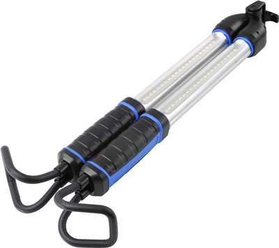 Montážna lampa 40 LED SMD, skladacia, dobíjacia, s háčikmi - QUATROS QS16136