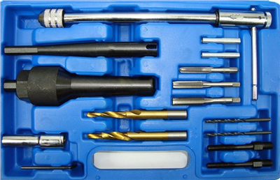 Vyťahovač poškodených a zlomených žhaviacich sviečok, 8 a 10 mm - QUATROS QS20339