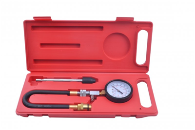Tester kompresie pre benzínové motory, sada 4 dielov - QUATROS QS30191