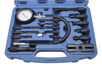 Tester kompresie nafty, 16 kusov - QUATROS QS30196