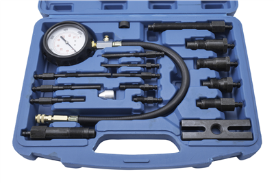 Tester kompresie nafty, 16 kusov - QUATROS QS30196