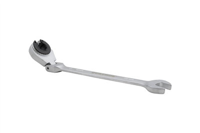 Ráčnový kľúč s račňovým kĺbom na matice kolies, veľkosť 10 mm - QUATROS QS50210